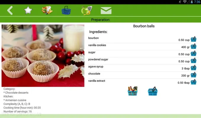 Dessert recipes android App screenshot 1