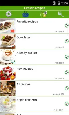 Dessert recipes android App screenshot 5